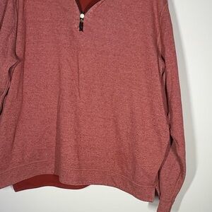 Tommy Bahama Men's Zip-Up Sweater in Red